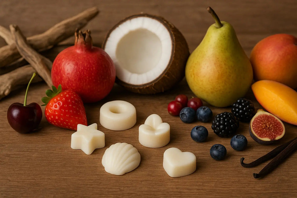 Fondants parfumés artisanaux Fruités cire de colza végétale - L'Atelier Ginko