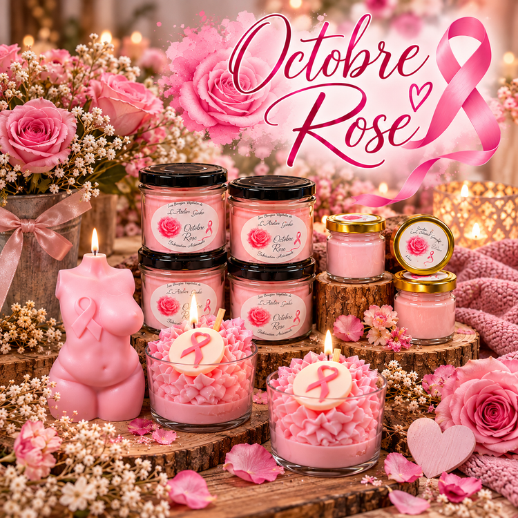 Octobre Rose – Bougies et créations artisanales