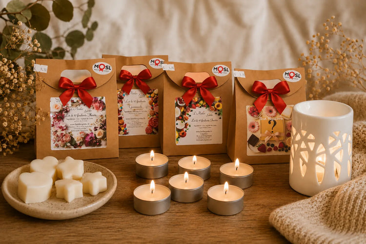 Fondants parfumés artisanaux à la cire de colza