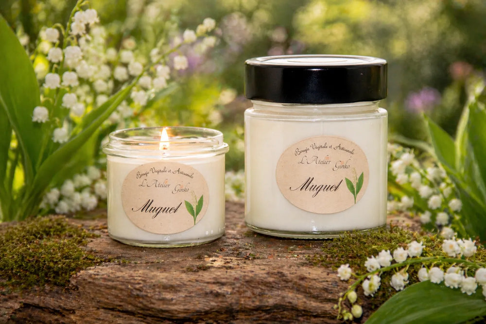Bougies parfumées du mois artisanales L'Atelier Ginko