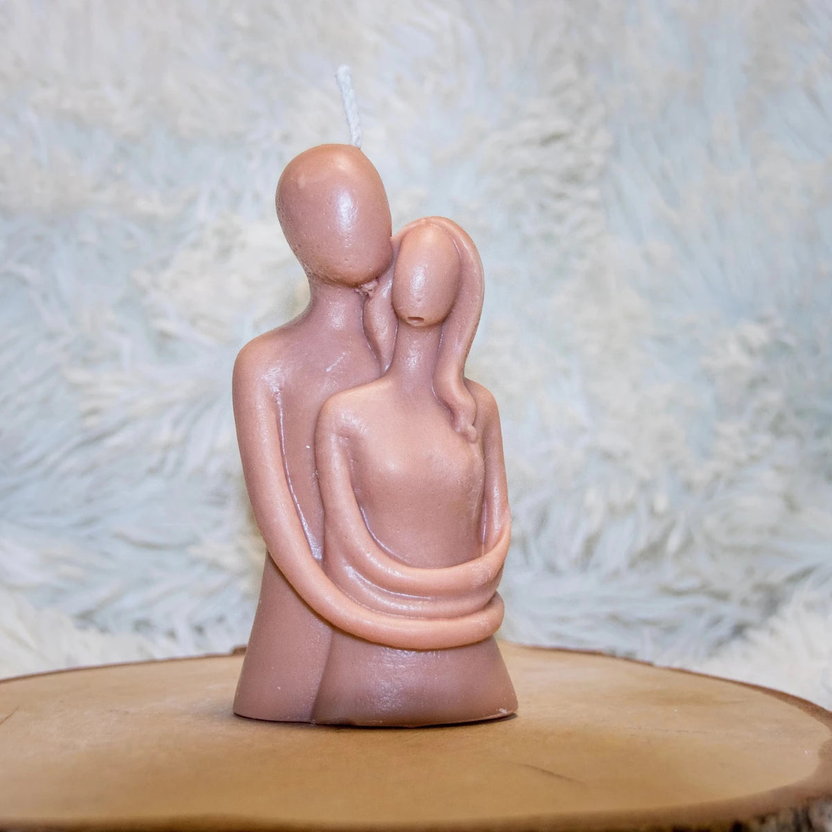 Bougie artisanale mariage Couple Entrelacés - L'Atelier Ginko - Boutique en Ligne