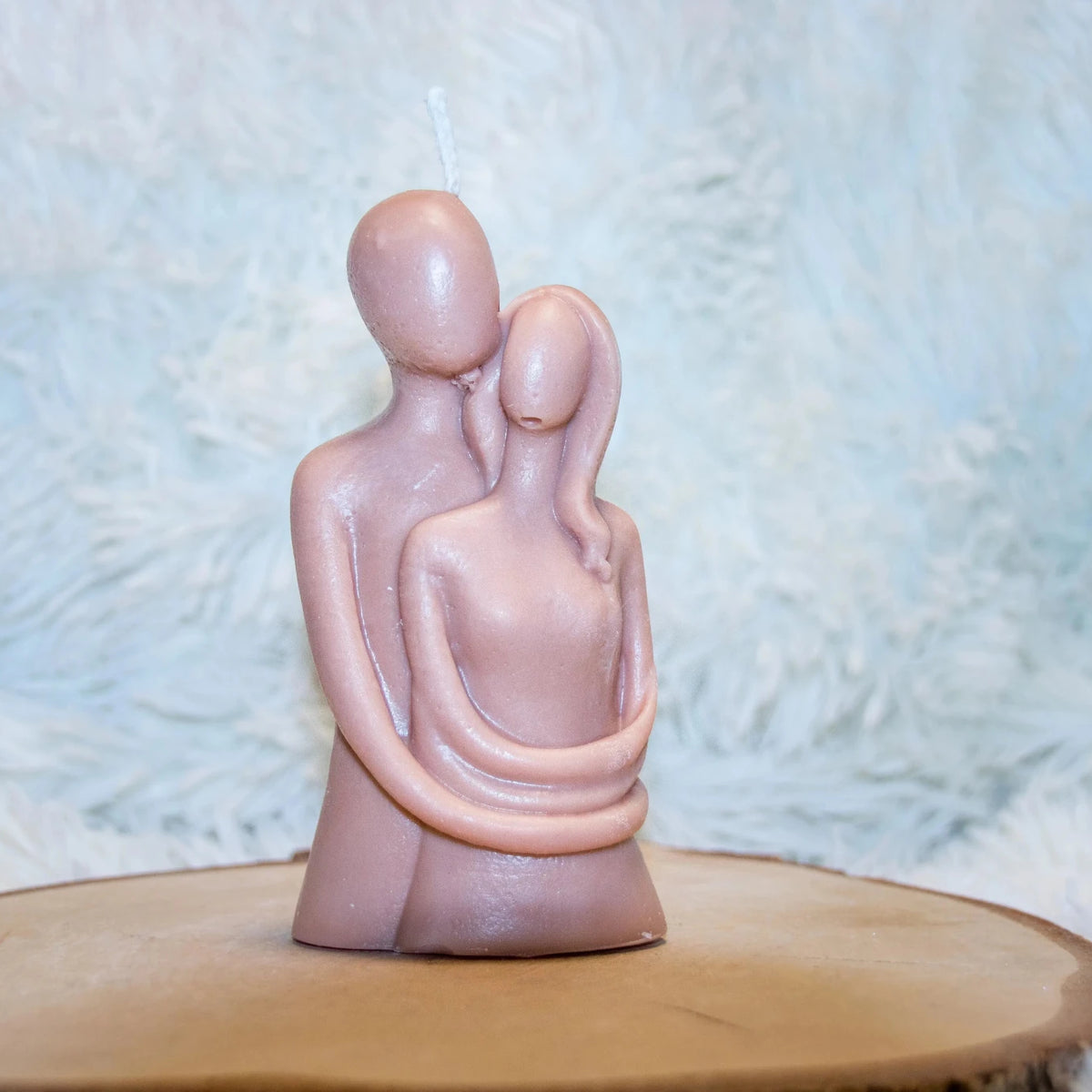 Bougie artisanale mariage Couple Entrelacés - L'Atelier Ginko - Boutique en Ligne