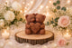 Bougie artisanale mariage Couple Ours coeur - L'Atelier Ginko - Boutique en Ligne