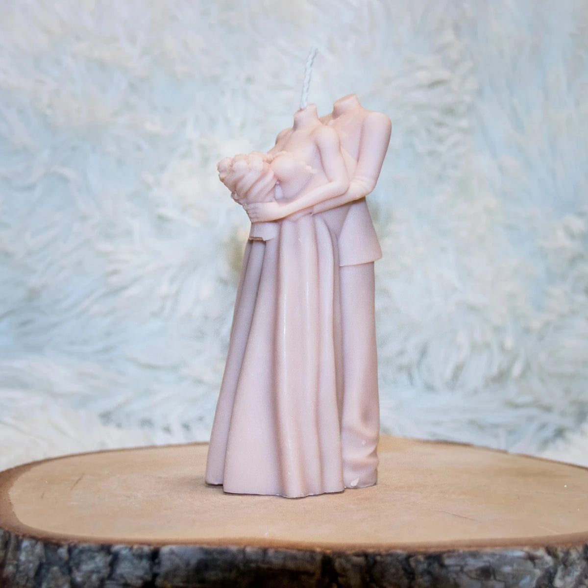Bougie artisanale mariage Elle et Lui - L'Atelier Ginko - Boutique en Ligne