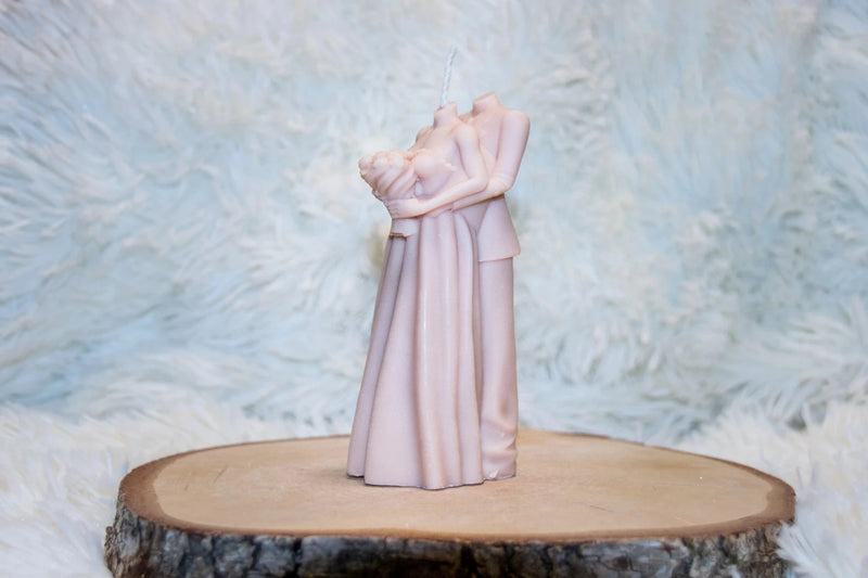 Bougie artisanale mariage Elle et Lui - L'Atelier Ginko - Boutique en Ligne