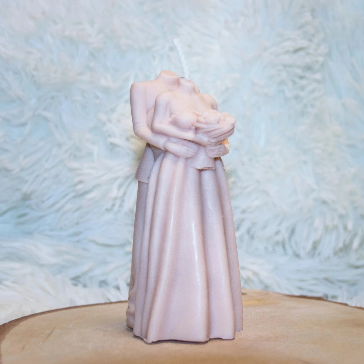 Bougie artisanale mariage Elle et Lui - L'Atelier Ginko - Boutique en Ligne