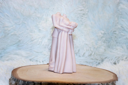 Bougie artisanale mariage Elle et Lui - L'Atelier Ginko - Boutique en Ligne