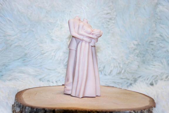 Bougie artisanale mariage Elle et Lui - L'Atelier Ginko - Boutique en Ligne