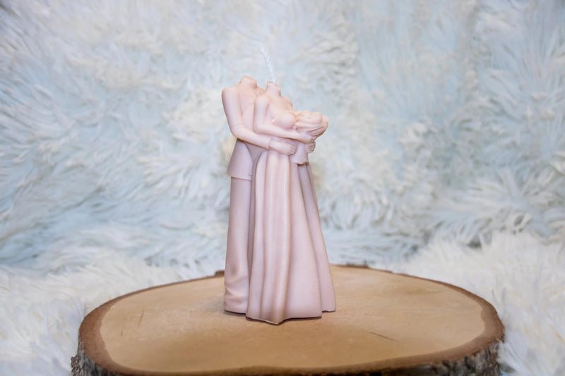 Bougie artisanale mariage Elle et Lui - L'Atelier Ginko - Boutique en Ligne