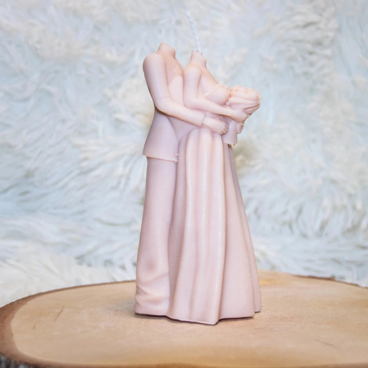 Bougie artisanale mariage Elle et Lui - L'Atelier Ginko - Boutique en Ligne