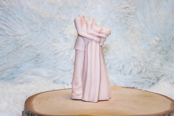 Bougie artisanale mariage Elle et Lui - L'Atelier Ginko - Boutique en Ligne