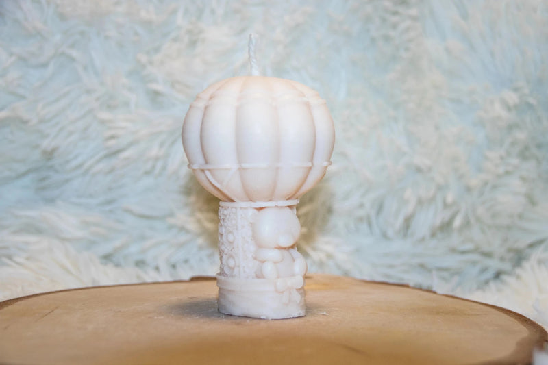 Bougie artisanale naissance Ballon - L'Atelier Ginko - Boutique en Ligne