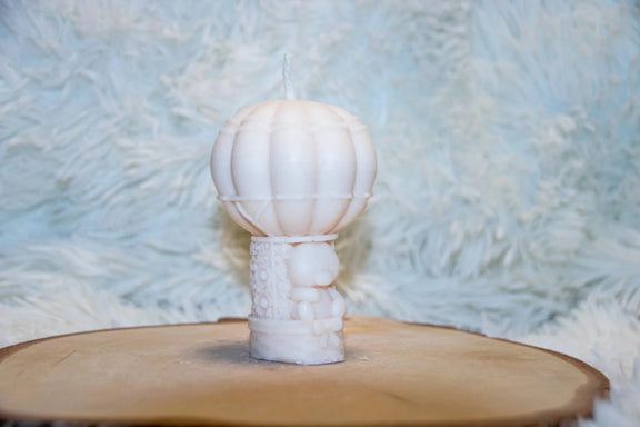 Bougie artisanale naissance Ballon - L'Atelier Ginko - Boutique en Ligne