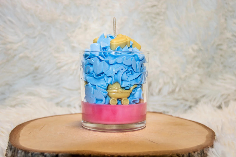 Bougie artisanale naissance personnalisable - L'Atelier Ginko - Boutique en Ligne
