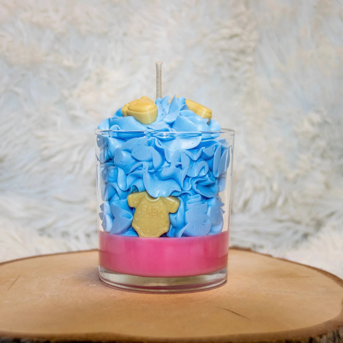 Bougie artisanale naissance personnalisable - L'Atelier Ginko - Boutique en Ligne