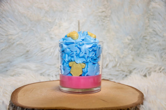Bougie artisanale naissance personnalisable - L'Atelier Ginko - Boutique en Ligne