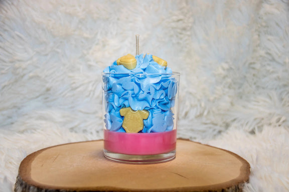 Bougie artisanale naissance personnalisable - L'Atelier Ginko - Boutique en Ligne