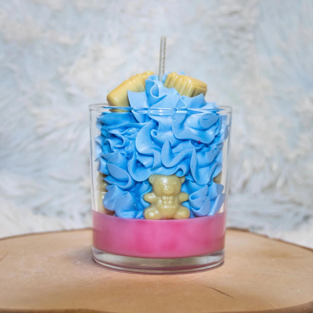 Bougie artisanale naissance personnalisable - L'Atelier Ginko - Boutique en Ligne