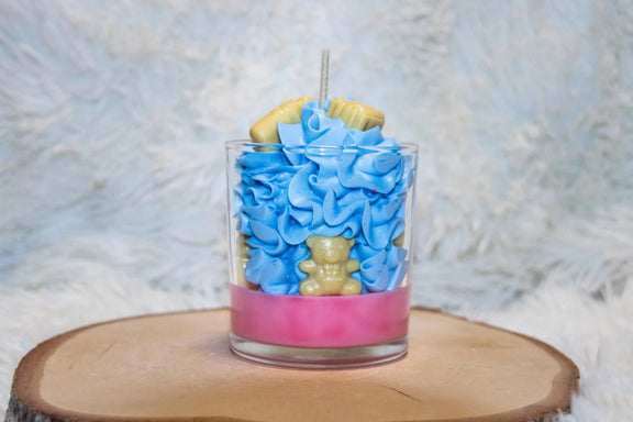 Bougie artisanale naissance personnalisable - L'Atelier Ginko - Boutique en Ligne
