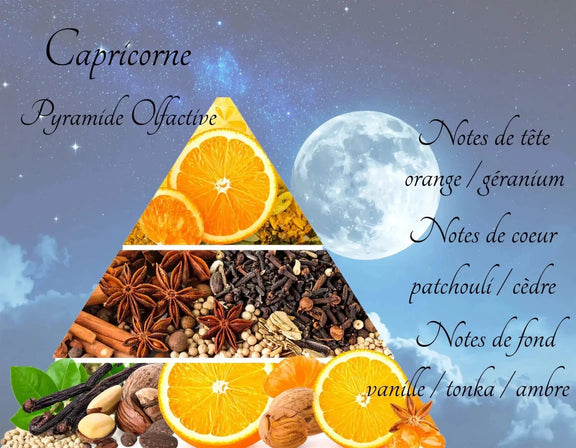 Bougie Astrologique Capricorne - L'Atelier Ginko - Boutique en Ligne
