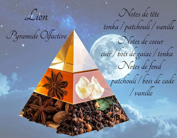 Bougie Astrologique Lion - L'Atelier Ginko - Boutique en Ligne