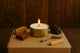 Bougie chauffe-plat parfumée Boisée cire végétale artisanale – L'Atelier Ginko Moselle