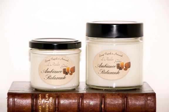 Bougie parfumée Ambiance Relaxante - L'Atelier Ginko - Boutique en Ligne