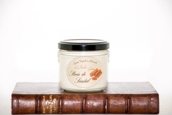 Bougie parfumée Bois de santal - L'Atelier Ginko - Boutique en Ligne