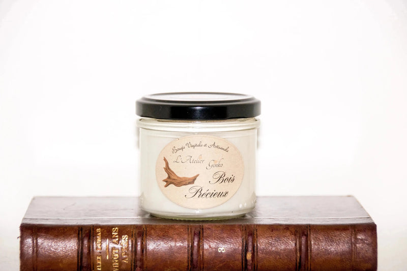 Bougie parfumée Bois précieux - L'Atelier Ginko - Boutique en Ligne