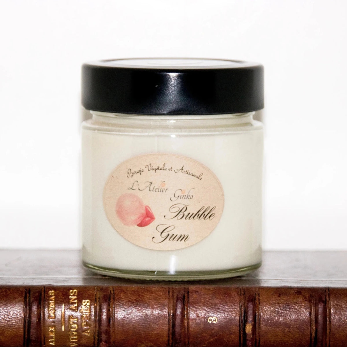 Bougie parfumée Bubblegum cire de soja artisanale - L'Atelier Ginko