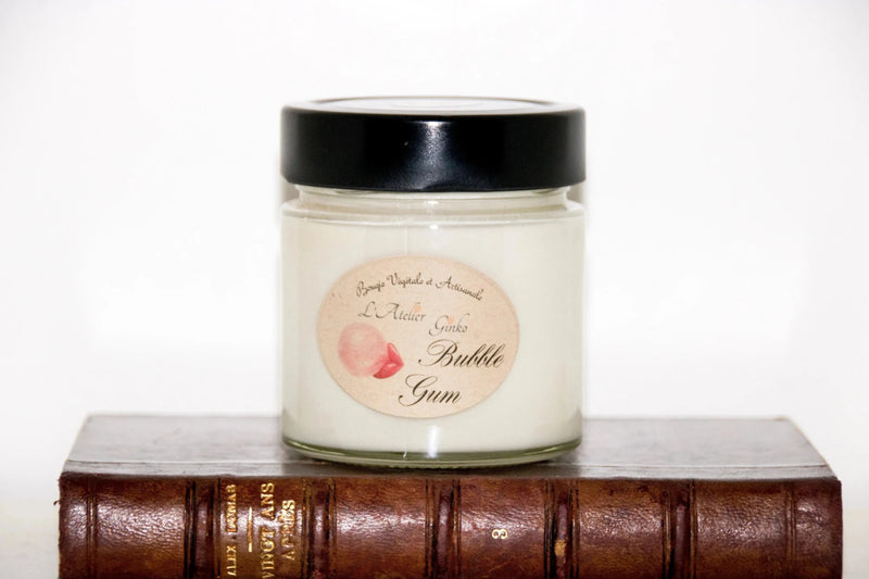 Bougie parfumée Bubblegum cire de soja artisanale - L'Atelier Ginko