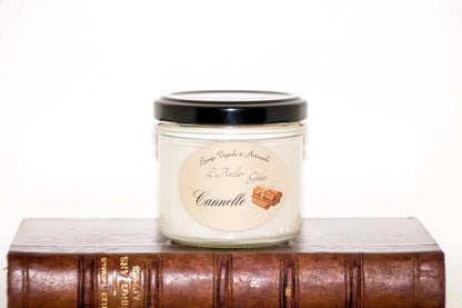 Bougie parfumée Cannelle cire de soja artisanale - L'Atelier Ginko