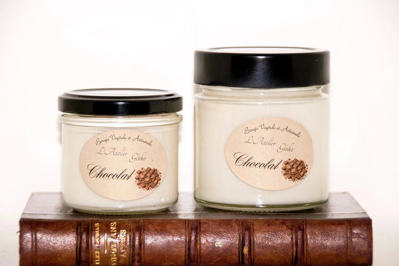 Bougie parfumée Chocolat gourmand - L'Atelier Ginko - Boutique en Ligne