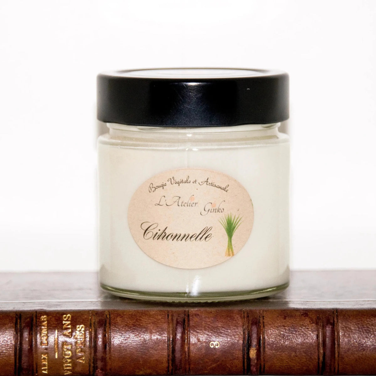 Bougie parfumée Citronnelle - L'Atelier Ginko - Boutique en Ligne