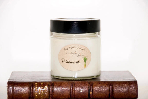 Bougie parfumée Citronnelle - L'Atelier Ginko - Boutique en Ligne