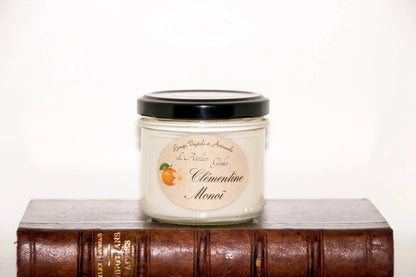 Bougie parfumée Clémentine Monoï - L'Atelier Ginko - Boutique en Ligne