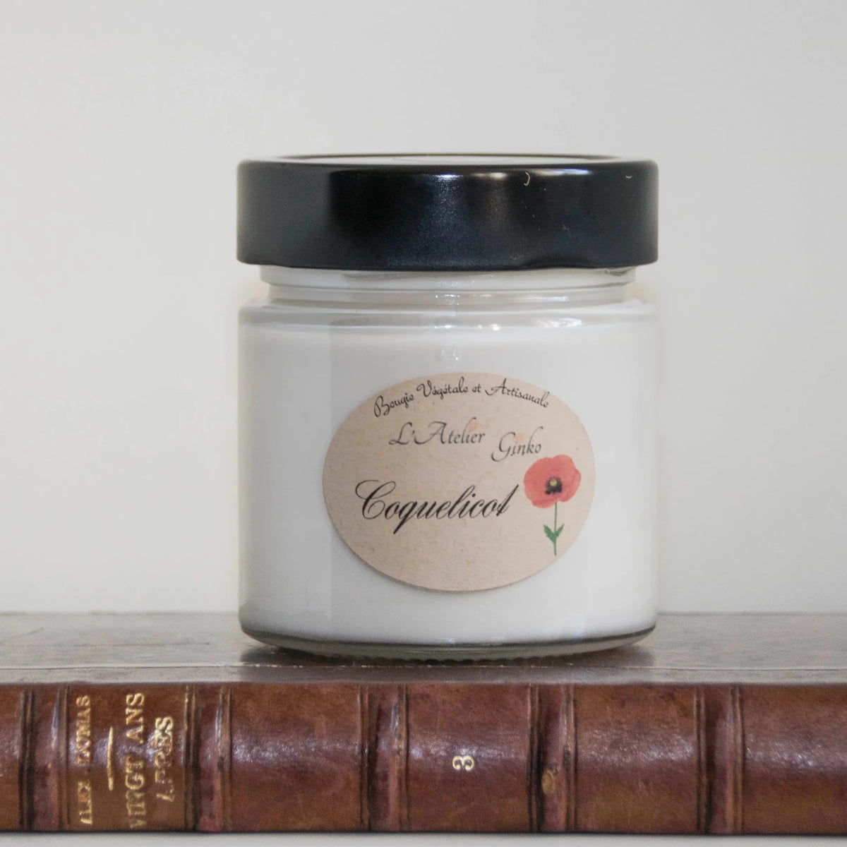 Bougie parfumée Coquelicot - L'Atelier Ginko - Boutique en Ligne