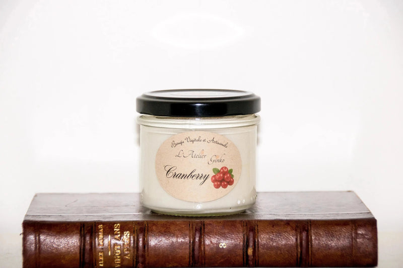Bougie parfumée Cranberry - L'Atelier Ginko - Boutique en Ligne