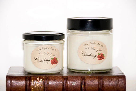 Bougie parfumée Cranberry - L'Atelier Ginko - Boutique en Ligne