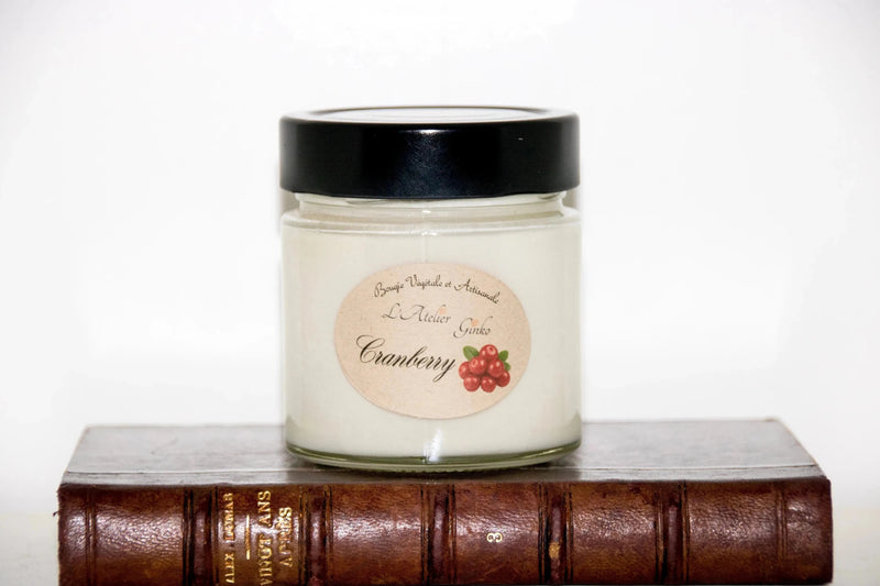 Bougie parfumée Cranberry - L'Atelier Ginko - Boutique en Ligne