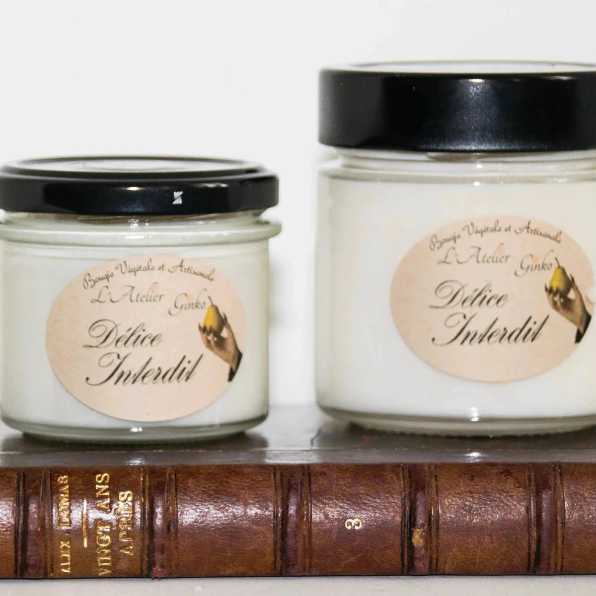 Bougie parfumée Délice Interdit - L'Atelier Ginko - Boutique en Ligne