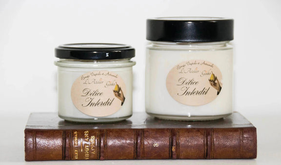 Bougie parfumée Délice Interdit - L'Atelier Ginko - Boutique en Ligne
