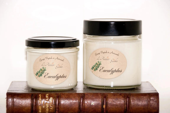 Bougie parfumée Eucalyptus - L'Atelier Ginko - Boutique en Ligne