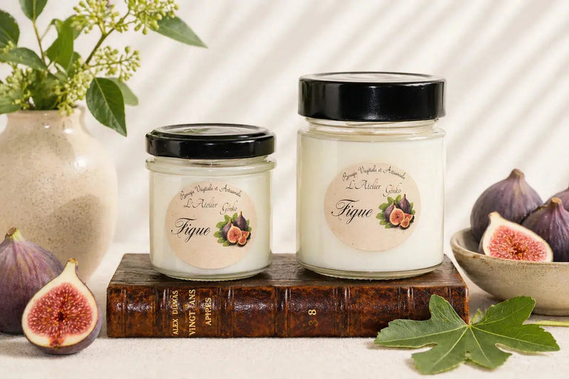 Bougie parfumée Figue - L'Atelier Ginko - Boutique en Ligne