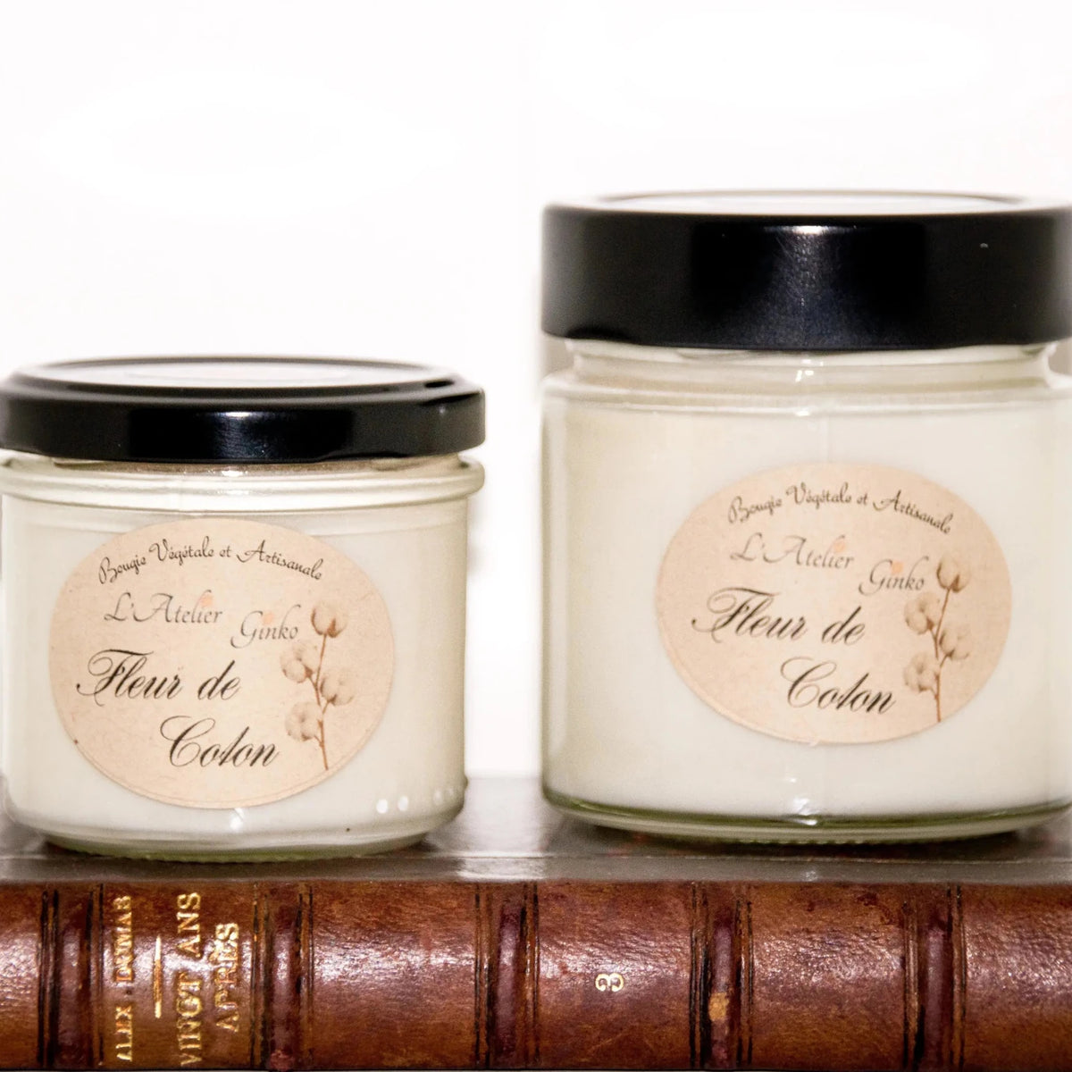 Bougie parfumée Fleur de Coton - L'Atelier Ginko - Boutique en Ligne