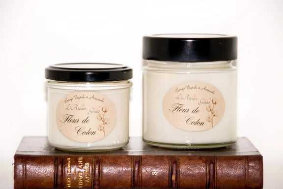 Bougie parfumée Fleur de Coton - L'Atelier Ginko - Boutique en Ligne