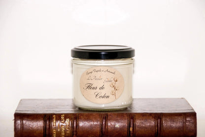 Bougie parfumée Fleur de Coton - L'Atelier Ginko - Boutique en Ligne