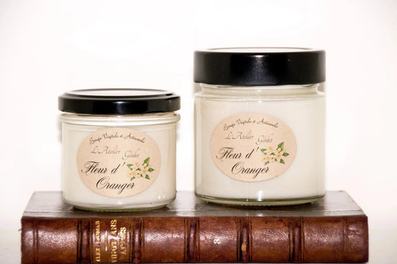 Bougie parfumée Fleur d'Oranger - L'Atelier Ginko - Boutique en Ligne