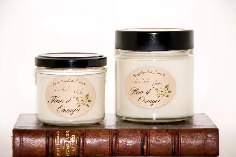 Bougie parfumée Fleur d'Oranger - L'Atelier Ginko - Boutique en Ligne