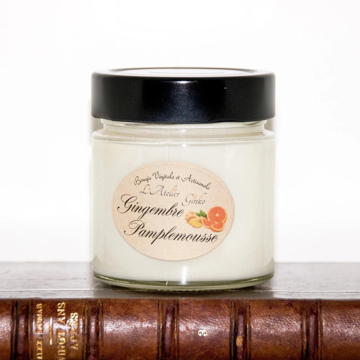 Bougie parfumée Gingembre pamplemousse - L'Atelier Ginko - Boutique en Ligne